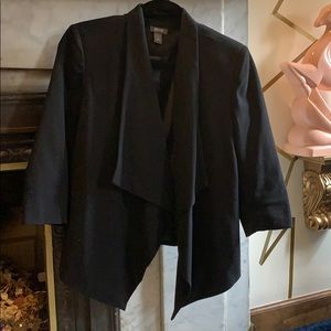 Kenneth Cole cute black asymmetrical blazer sizeS